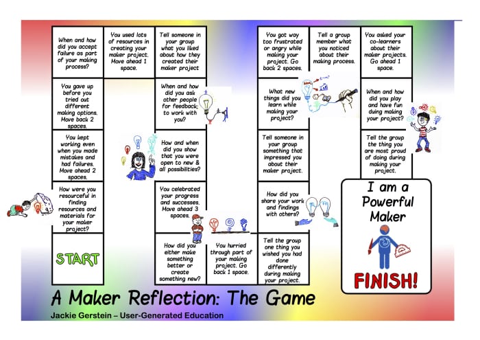 Maker reflection game
