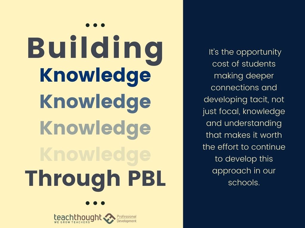 Conversation: Building Knowledge Through Project-Based Learning