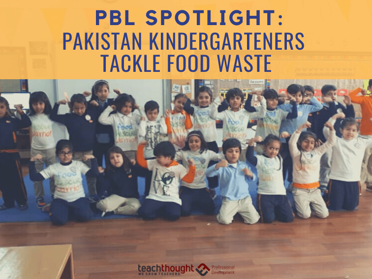 Pakistani kindergarteners tackling food waste
