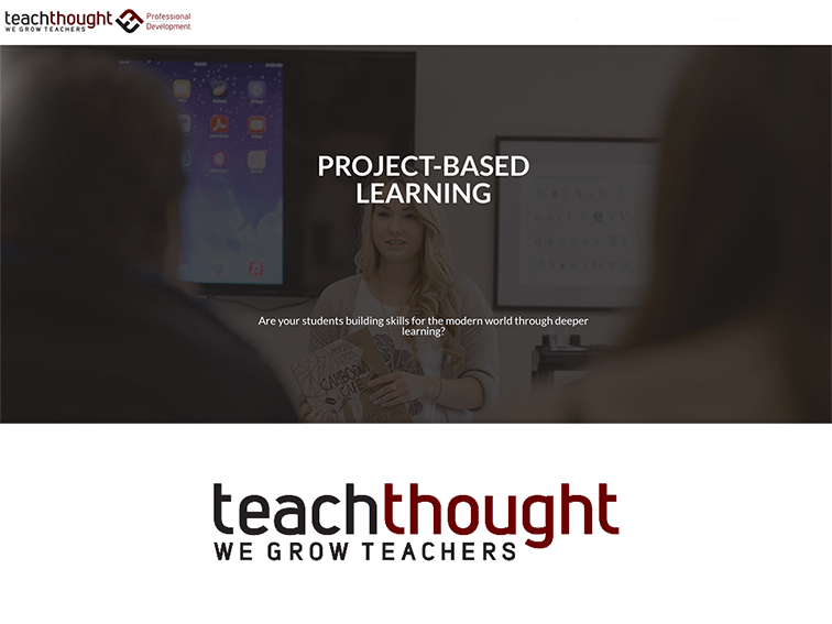 Introducing Project-Based Learning Workshops By TeachThought